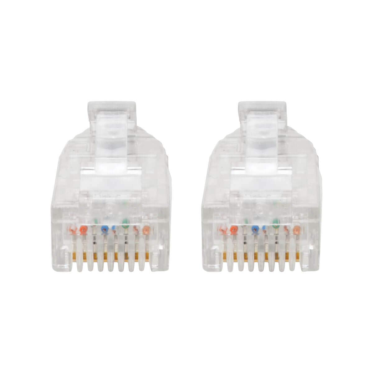 Tripp Lite N201-S15-BK Cable Patch Cat6 UTP (RJ45) - M/M, Gigabit, Snagless, Moldeado, Delgado, Negro, 4.57 m [15 pies]
