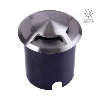Tecnolite - Lámpara LED de exterior para empotrar, 3 W, Luz Suave Cálida, IP44