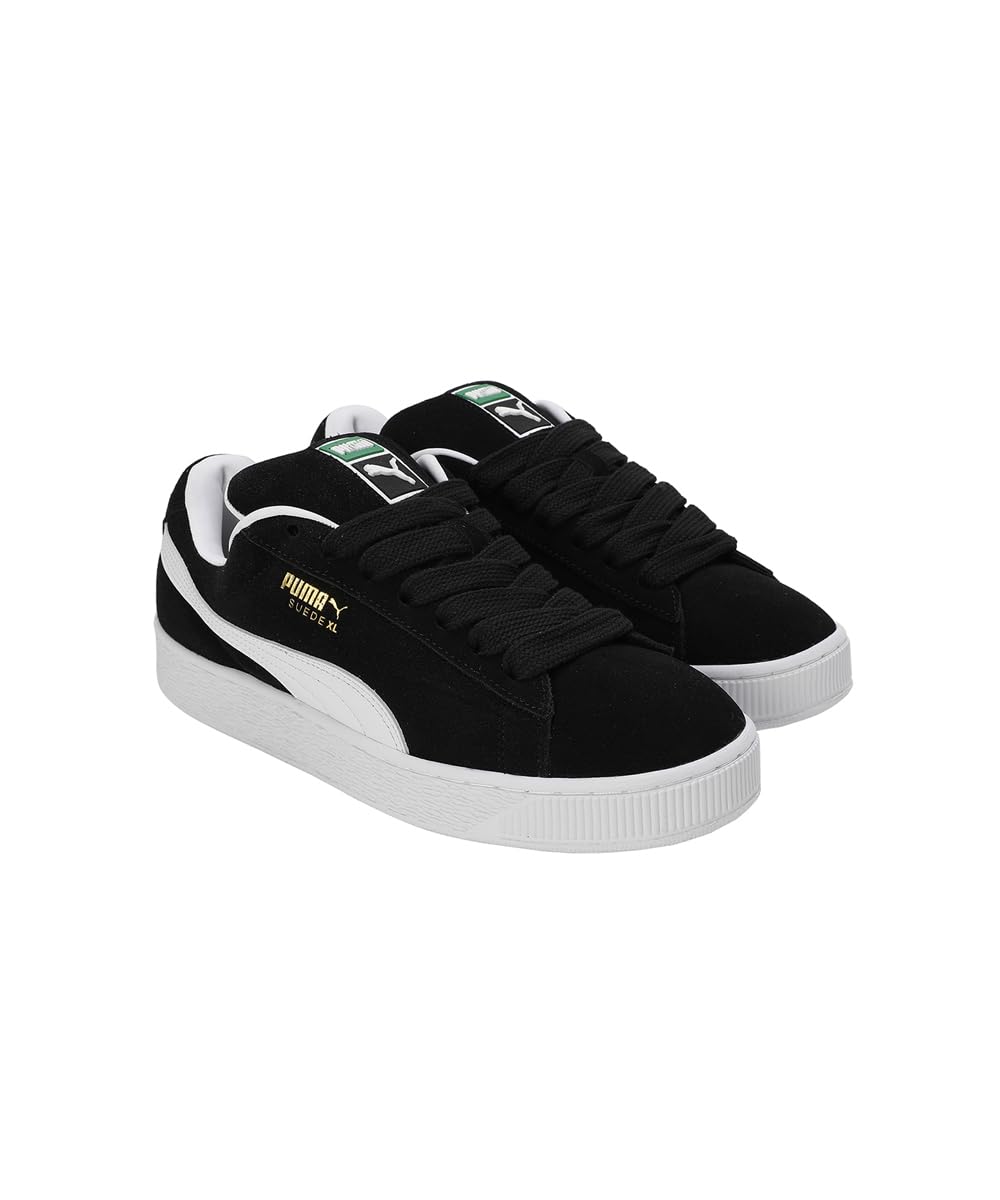 Puma, Tenis Casuales Suede XL, Unisex, Negro, Talla 22