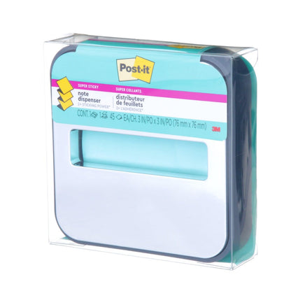 Post-it Black Dispenser Sticky note Dispenser (STL-330-B) | Notas emergentes, útiles para el aula u oficina