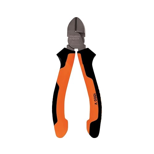 Truper Expert T202-5X, Pinza corte diagonal 5" mango Comfort Grip