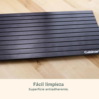 Cuisinart Tabla para Descongelar Alimentos Aluminio Antiadherente | Tabla de aluminio de alta conductividad para descongelar rápido sin electricidad, conservando sabor y textura