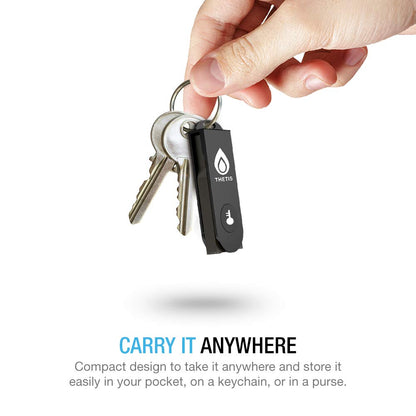 Llave de Seguridad FIDO2 [Diseño Plegable] Thetis Universal Two Factor Authentication USB (Tipo A) para protección Multicapa (HOTP) en Windows/Linux/Mac OS, Gmail, Facebook, Dropbox, SalesForce, GitH