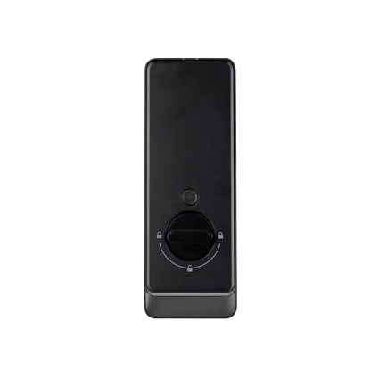 Yale Cerradura Inteligente Biométrica Tipo Jaladera Gemini Mini Con Hub Wifi | Huella Dactilar, Código, Tarjeta, App y Llave | Negro |Para Puertas de Madera y Metal