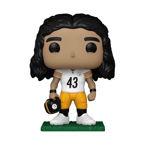 Funko Pop! NFL Legends: Troy Polamalu (Steelers) | Mercancía Oficial - Figura de Vinilo Coleccionable para Decoración - Regalo de Cumpleaños para Fans