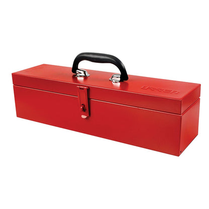 Urrea 5496 Caja metálica usos múltiples color rojo 18" x 5" x 3" - 17" x 4" x 4"
