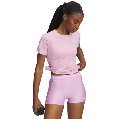 Under Armour Tech Twist Playera Manga Corta Mujer - (669) Pink Dawn - White - M
