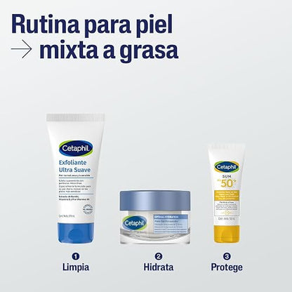 Cetaphil Exfoliante Ultra Suave Facial Extracto Bambú Piel Sensible 178 ml | Remueve células muertas, suaviza textura y aporta aspecto saludable con glicerina, vitaminas B5 y E y extracto de bambú.