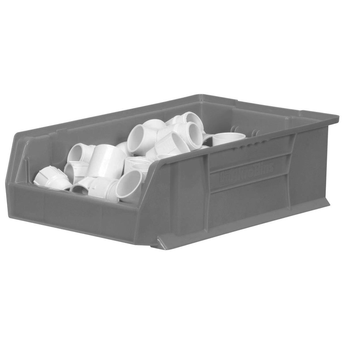 Akro-Mils 30280 20-Inch D by 12-Inch W by 6-Inch H Clear Super Size Plastic Stacking Storage AkroBin, 4-Pack