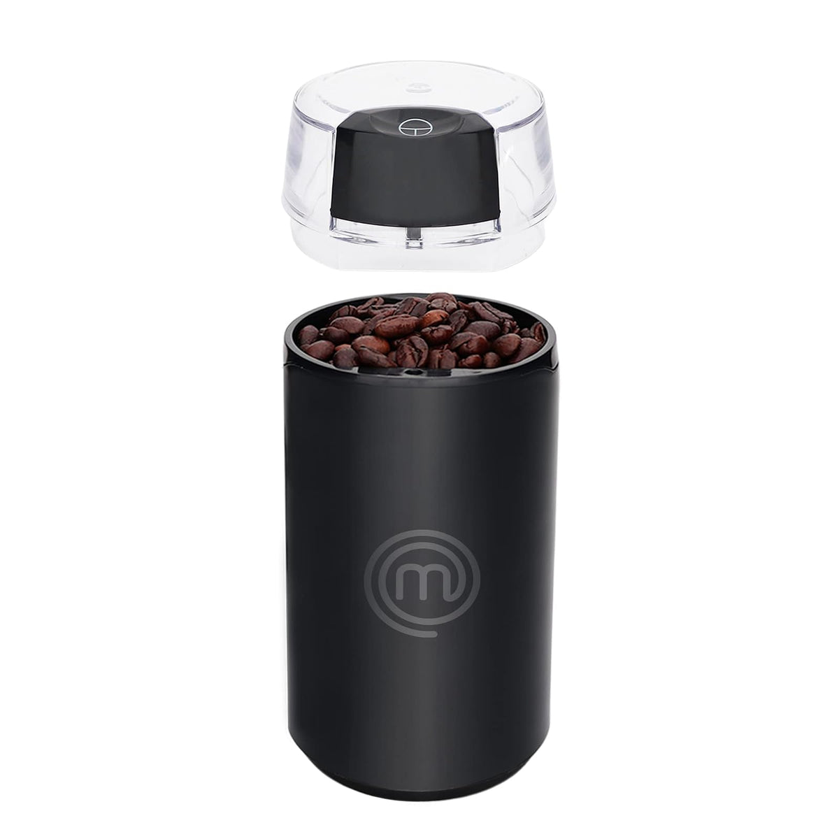 Hukën MasterChef Molino de Café Eléctrico Premium Grind+, Motor 150W - negro - acero - 50g