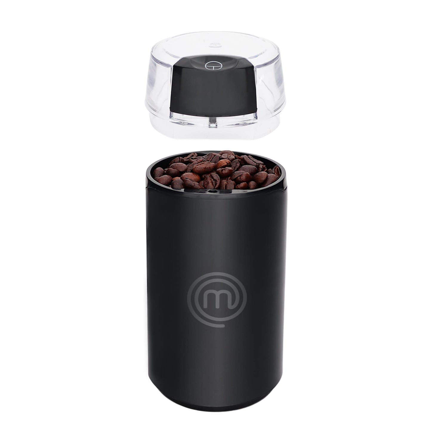 Hukën x MasterChef | Molino de Café y Especias Eléctrico Easy Grind 50 g | Molienda por Presión con Botón | Aspas de Acero Inoxidable | Motor 150 W | Compacto, Potente y Rápido