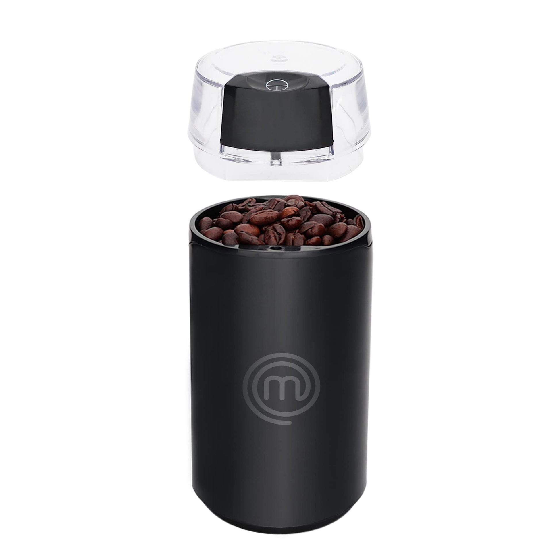 Hukën x MasterChef | Molino de Café y Especias Eléctrico Easy Grind 50 g | Molienda por Presión con Botón | Aspas de Acero Inoxidable | Motor 150 W | Compacto, Potente y Rápido