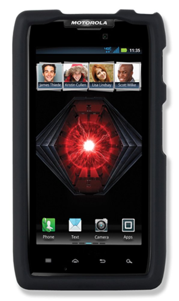 Qmadix SOMT913BK SnapOn Moto RAZR MAXX 913 - Placa Frontal - empaque de fábrica - Negro