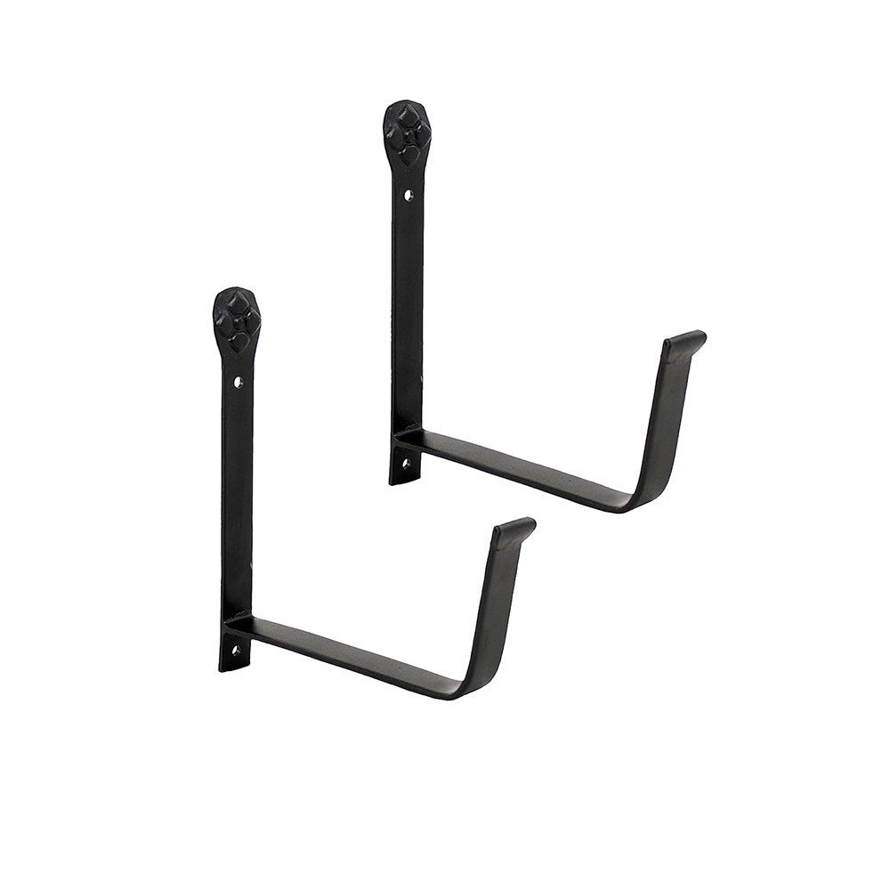ACHLA DESIGNS SFB-01 - Soporte para Maceta de Pared (6 Pulgadas, 6 Pulgadas, Color Negro