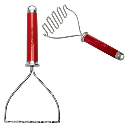 KitchenAid Triturador de Papas de Acero Inoxidable en Color Rojo