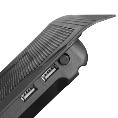 Green Leaf 18-9608 Ventilador para Laptop metálico de Multiples Posiciones