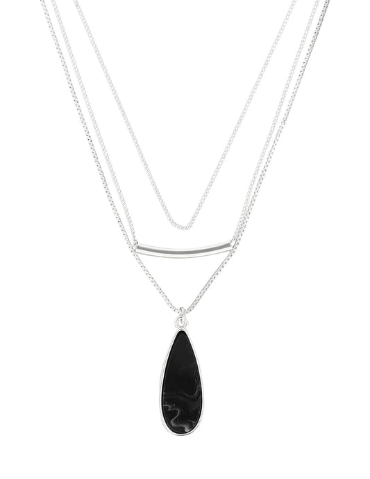 Nine West Collar Plateado para Mujer