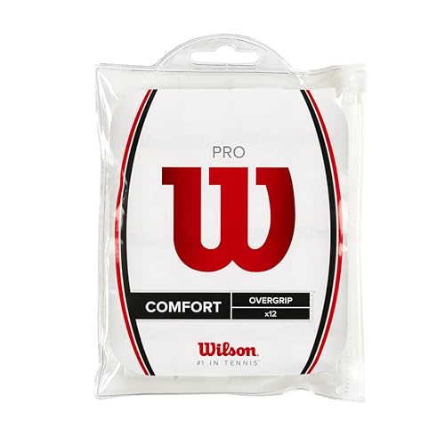 Wilson Pro Overgrip-Comfort 12 unidades, color blanco