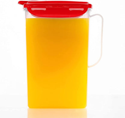 Lock & Lock Jarra de Agua para Refrigerador - 2000 ml - Rojo -