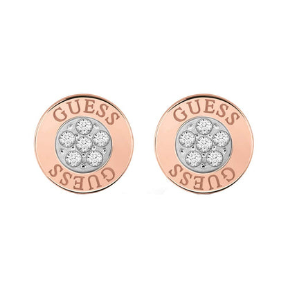 GUESS Aretes para Mujer de Acero Inoxidable LOVE KNOT