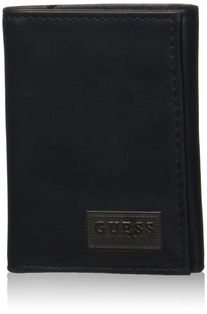 GUESS Angels Rfid Trifold, Cartera Hombre, Azul (Blue), OS