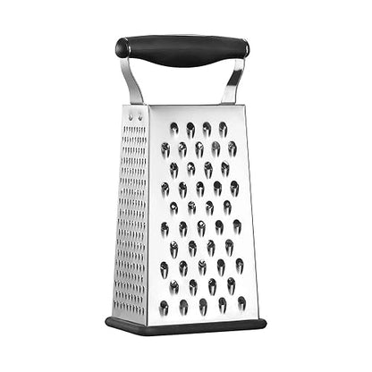 Cuisinart Rallador de Acero Inoxidable 4 Caras Multifuncional | Ralla, corta y rebana con precisión gracias a sus 4 caras, base antideslizante y mango ergonómico. Fácil de limpiar.