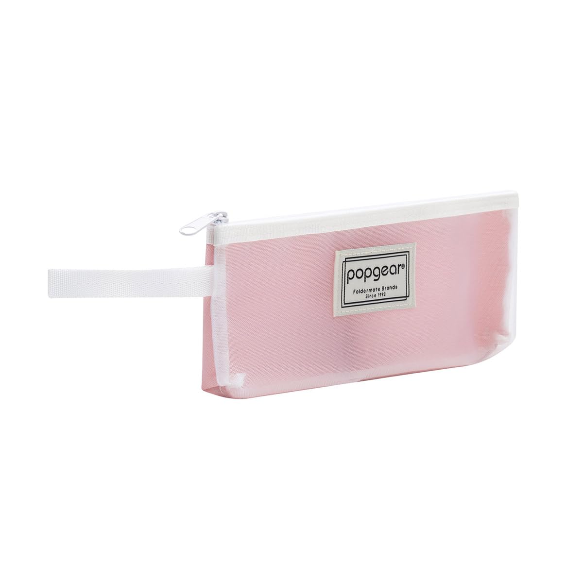 Lapicera Popgear con Cierre Blanco, Color Rosa – Estilo Vibrante y Funcional