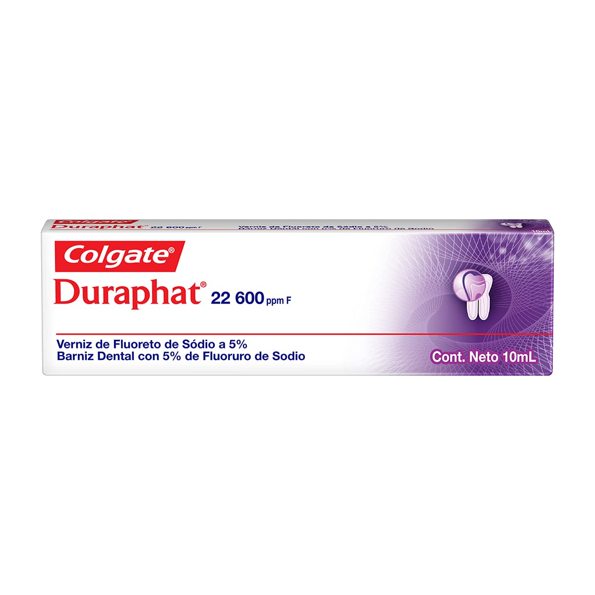 Colgate Barniz Dental Duraphat con 5% Fluoruro de Sodio 10 ml | Mayor Efectividad en Reducción de Caries, Alta Efectividad Tópica, Bajo Riesgo Sistémico