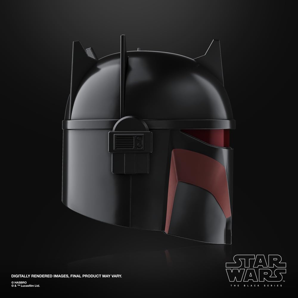 Star Wars The Black Series - Casco electrónico premium de Moff Gideon para juego de rol