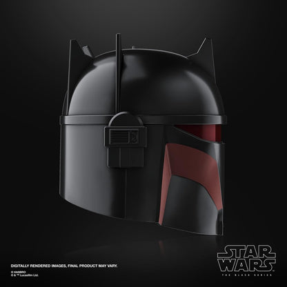 Star Wars The Black Series - Casco electrónico premium de Moff Gideon para juego de rol