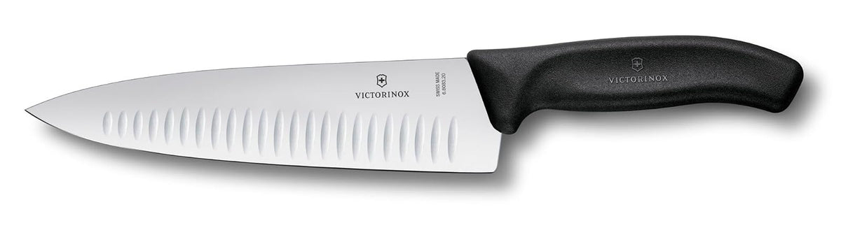 Victorinox 6.8083.20B Cuchillo de Chef Swiss Classic con Alveolos, 20 cm