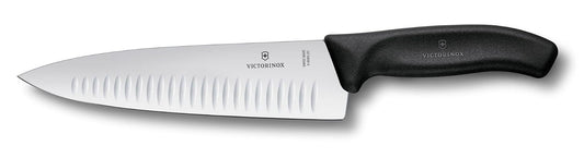 Victorinox 6.8083.20B Cuchillo de Chef Swiss Classic con Alveolos, 20 cm
