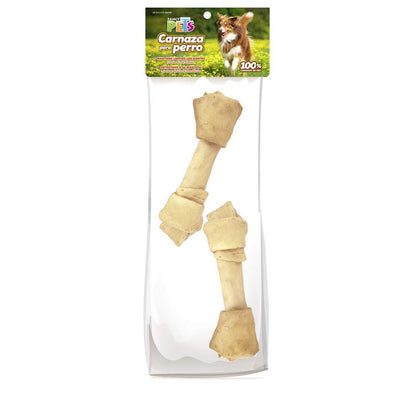 Fancy Pets Carnaza Sabor Natural para Perro de 17 a 20 Centímetros con 2 Piezas