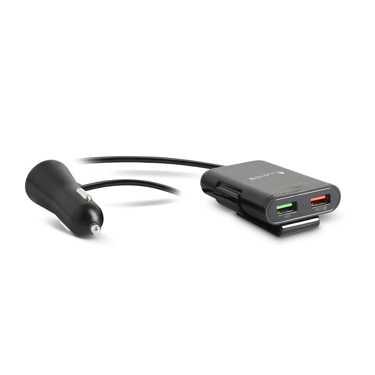 Lloyd's Cargador de Auto Carga Rápida 4 Puertos USB Extensión p/Pasajeros