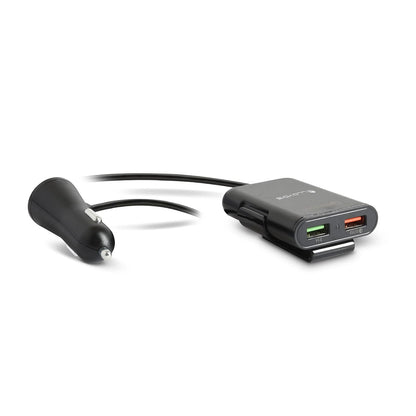 Lloyd's Cargador de Auto Carga Rápida 4 Puertos USB Extensión p/Pasajeros