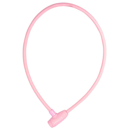 MIKEL´S - Mikel's C-121R Cable Candado con Llaves, Color Rosa, 1 mt