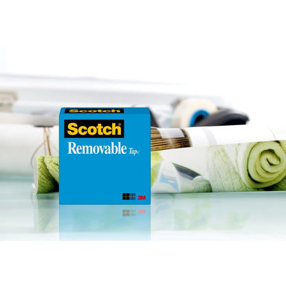 Scotch - 8112PK Cinta extraíble, 3/4" x 1.3", 2 cajas/paquete, tecnología Post-it (811-2PK)