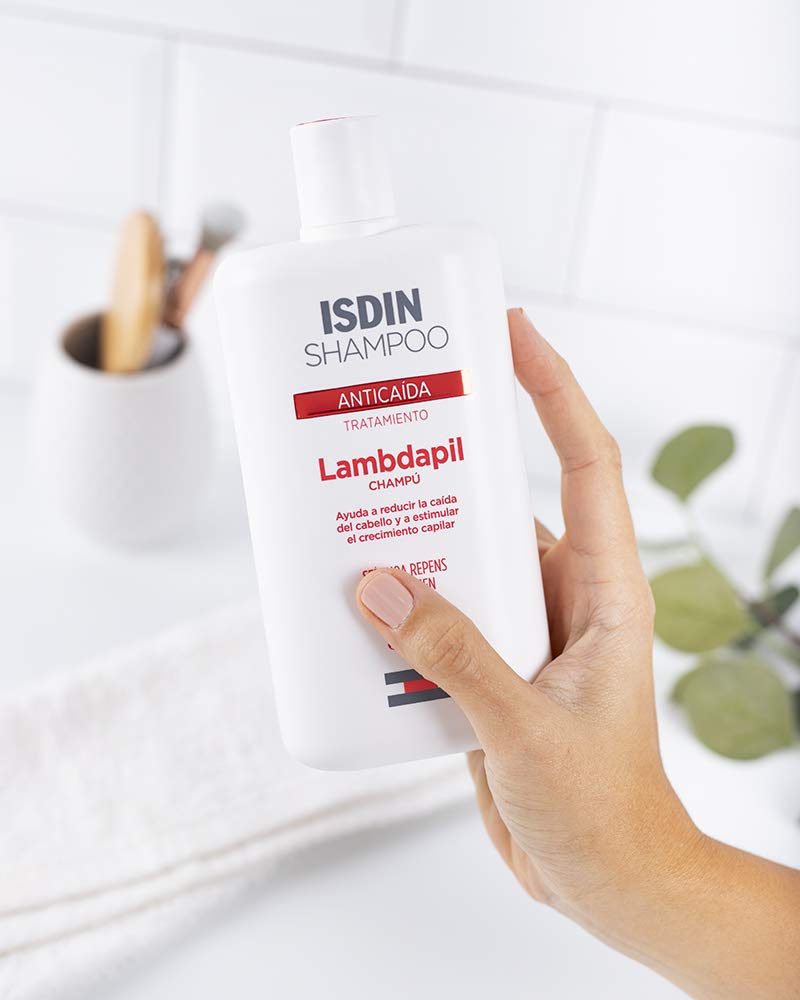 Isdin Desodorante Antitranspirante Germisdin Deo, 40 ml + Lambdapil, Champú Anticaída, Ayuda a Reducir la Caída del Cabello y Estimula el Crecimiento Capilar, 200ml