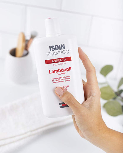 Isdin Desodorante Antitranspirante Germisdin Deo, 40 ml + Lambdapil, Champú Anticaída, Ayuda a Reducir la Caída del Cabello y Estimula el Crecimiento Capilar, 200ml