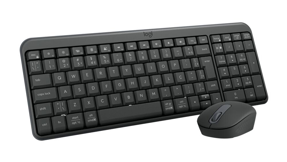 Logitech MK270 Combo Teclado y Mouse Inalámbrico en Español - Grafito - MK250