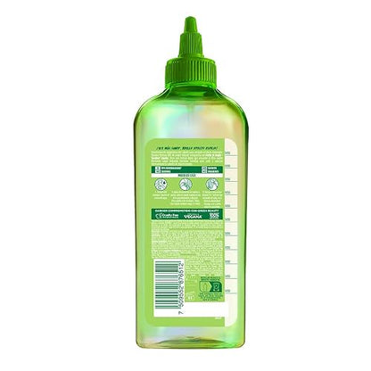 Garnier Fructis Adiós Esponjado Tratamiento Keratin Glow Water Antifrizz, 180ml 10X mas Suave, Brillo Efecto Espejo con Oleo de Argán y Keratina Liquida