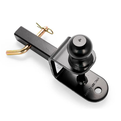Camco 66024 negro ATV/UTV soporte de bola de jabalí (bola de 2" 1 Vástago de 1/10.2 cm), 1 paquete