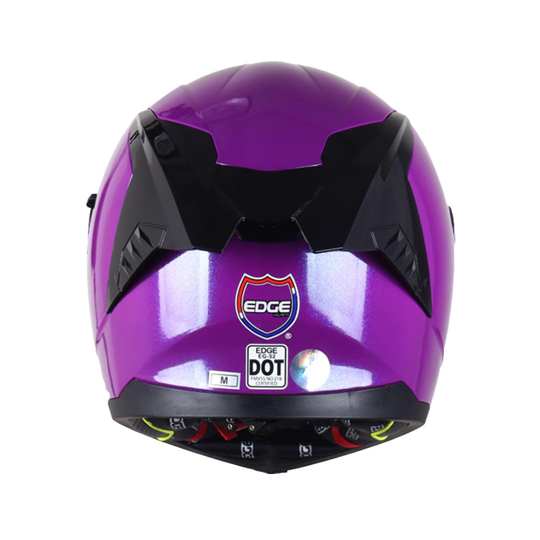 Casco Edge Integral Racer Morado Brillante XL | DOT