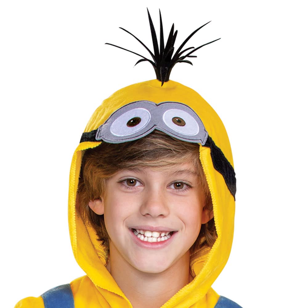 Disfraz Oficial de Kevin Infantil, Minions: Nace un Villano, Talla Infantil Grande (10-12)