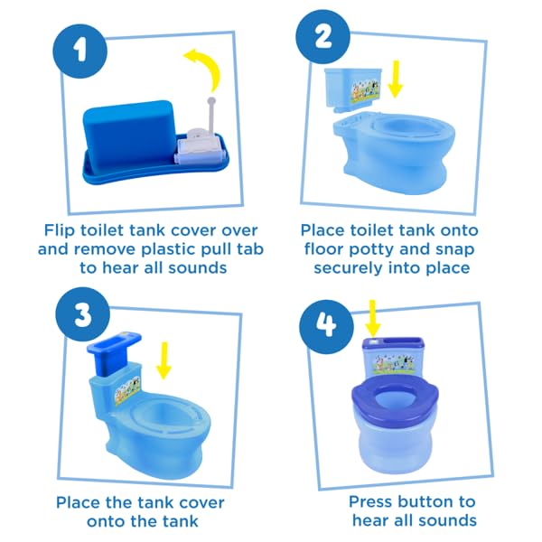 Bluey Playtime - Entrenador para orinal con sonido
