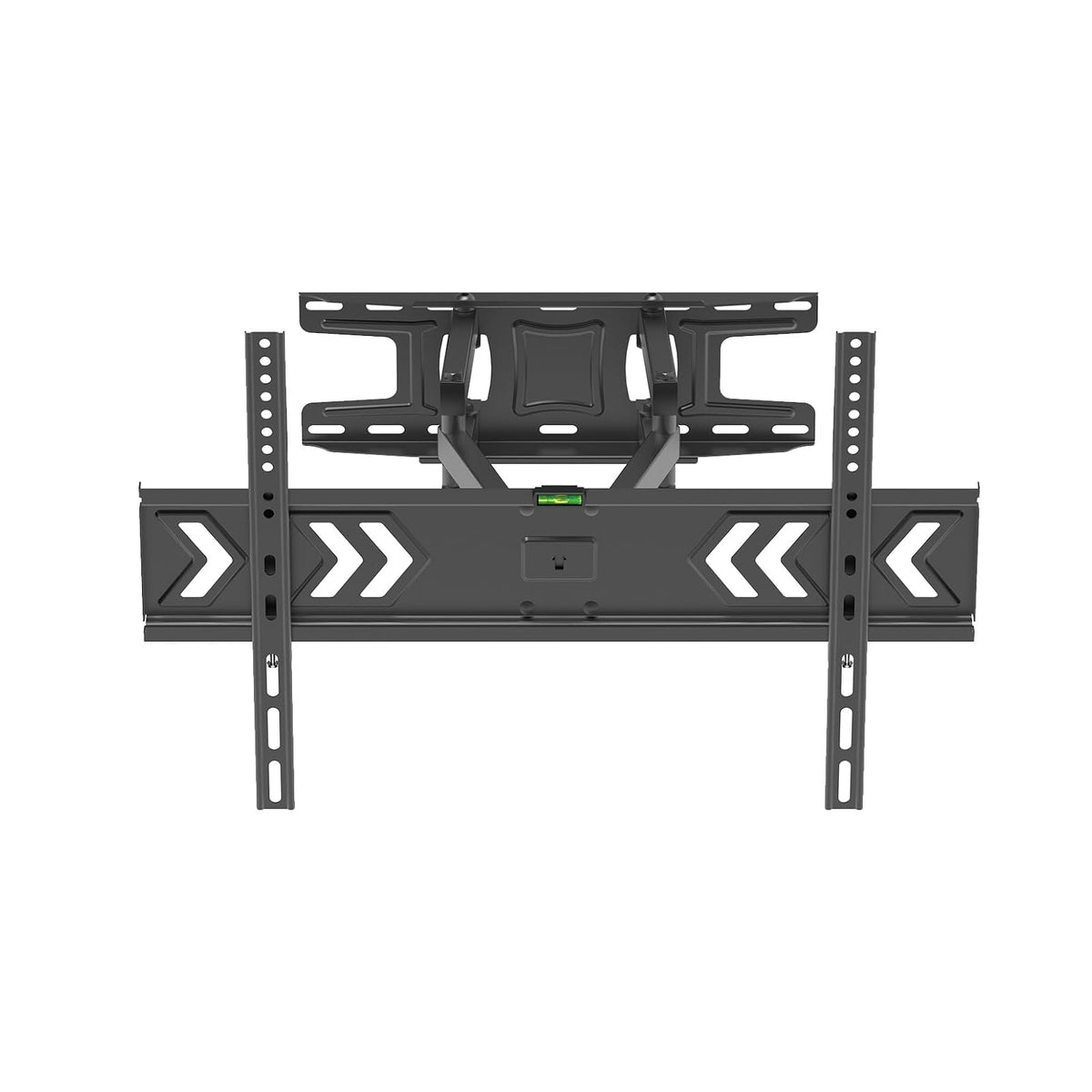 Naceb Technology - Soporte Articulado de Pared para Pantalla NA-0219 - Doble Brazo con Giro, Inclinación y Nivelación Ajustable - 60x40 cm Negro