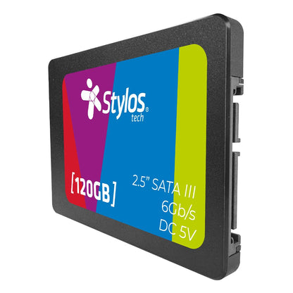 Disco SSD 120GB 2.5 SATA III Negro para PC Stylostech