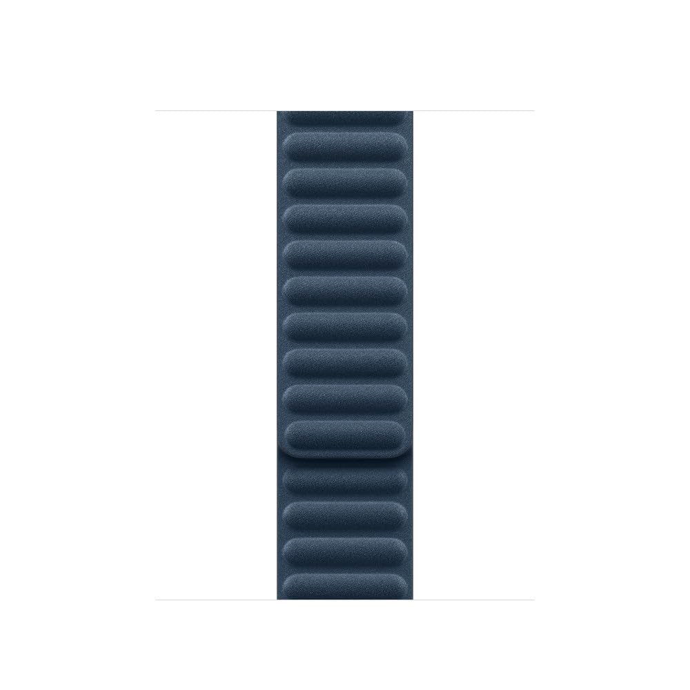 Apple Correa de Eslabones Magnéticos FineWoven para Apple Watch 41 mm, S/M - Correa de eslabones magnéticos - S - M - para muñecas de 130 a 160 mm - Azul pacífico