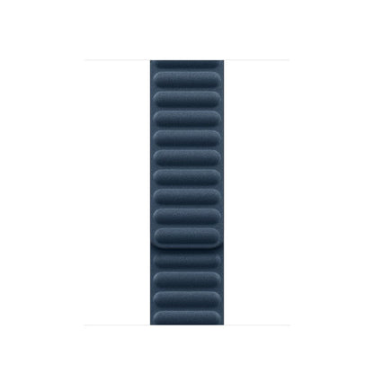 Apple Correa de Eslabones Magnéticos FineWoven para Apple Watch 41 mm, S/M - Correa de eslabones magnéticos - S - M - para muñecas de 130 a 160 mm - Azul pacífico