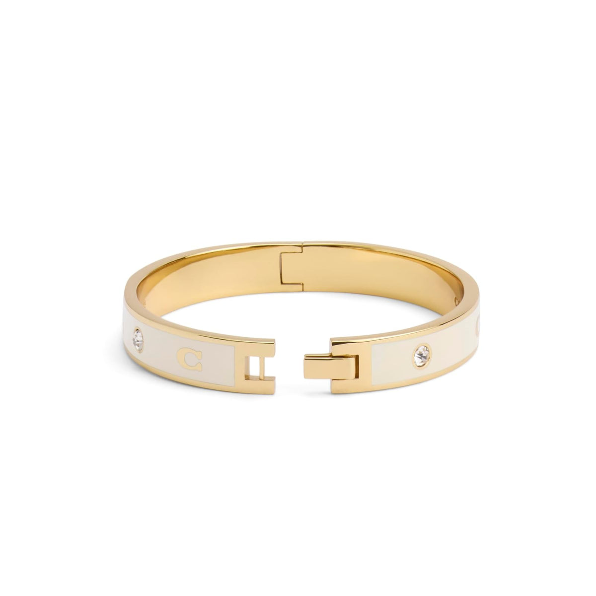 COACH - Pulsera de caballo y carro para mujer, Una talla, Latón, No es una piedra preciosa